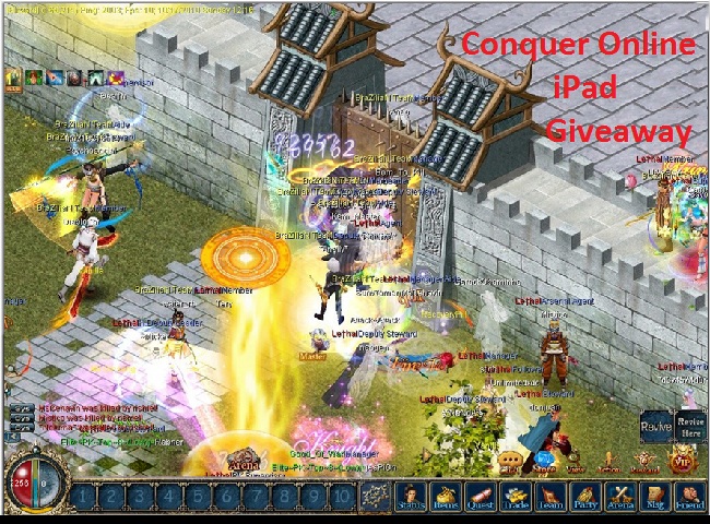 Conquer Online is celebrating a item giveaway for its IPad Version
