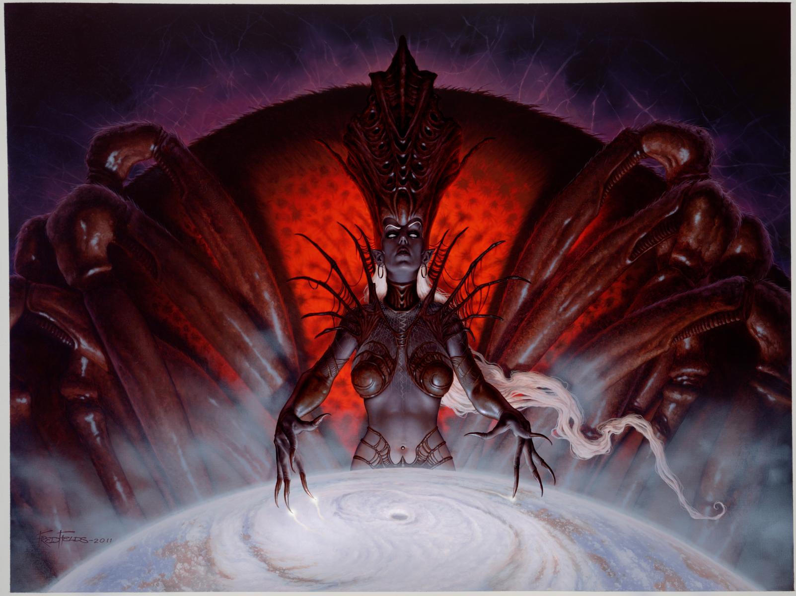 Click image for larger version. Name:	Lolth Painting-sm.jpg Views:	150 Size:	182.6 KB ID:	13055