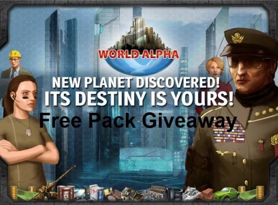 WolrdAlpha Free pack Giveaway