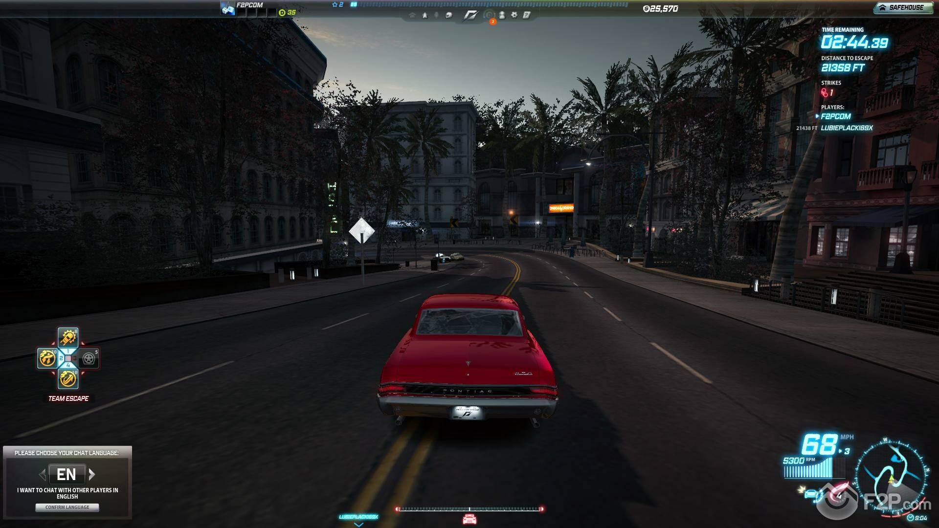 Need for Speed World Online UI - first shot