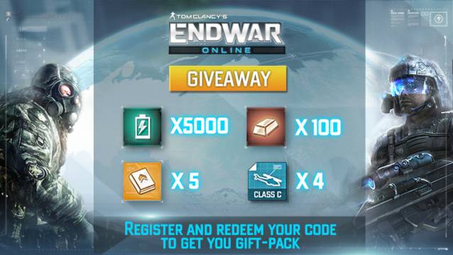 EndWar Online - Giveaway image