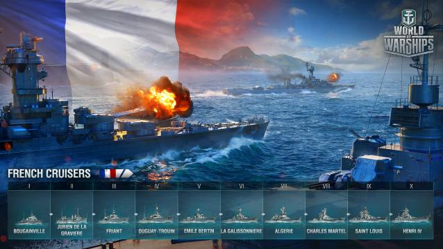 French Cruisers Coming to World of Warships