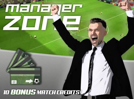 ManagerZone 10 Bonus Match Credits Free