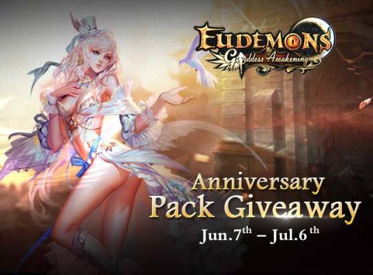 Eudemons Online Anniversary Free Pack Giveaway