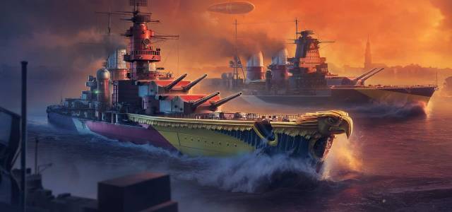 improved graphics in World of Warships