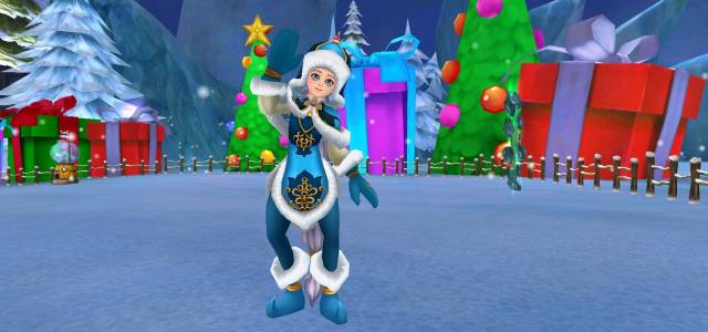 Isya's Frosty Ride in Fiesta Online