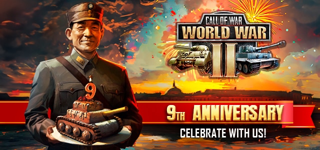Call of War 9th Anniversary Events